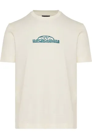 Emporio Armani Playera con logo bordado
