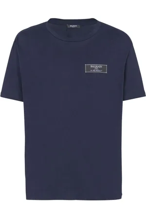Balmain Playera con etiqueta del logo