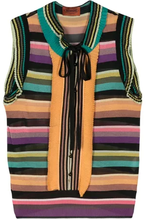 Missoni Top tejido con motivo de rayas 2000