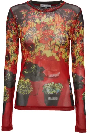 J.W.Anderson Playera manga larga con estampado floral