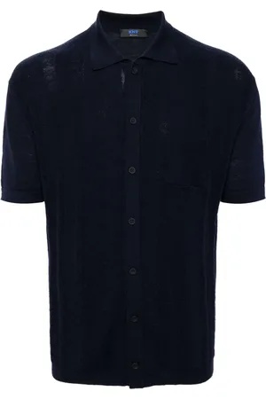 Kiton Camisa con cuello de playera tipo polo