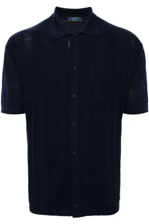 Kiton Camisa con cuello de playera tipo polo