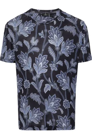 Etro Playera con estampado floral