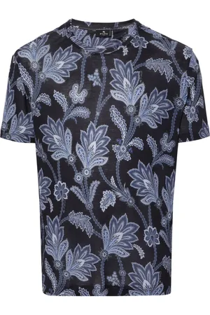 Etro Playera con estampado floral