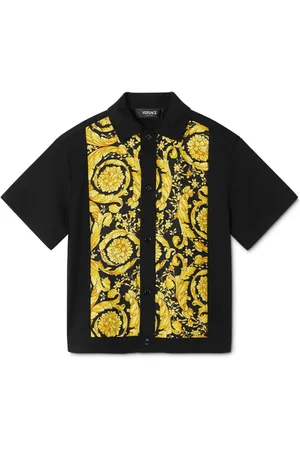 VERSACE Camisa manga corta con estampado Barocco