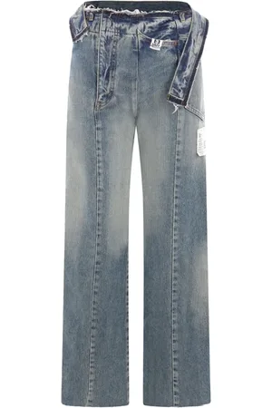 Maison Mihara Yasuhiro Jeans rectos con paneles