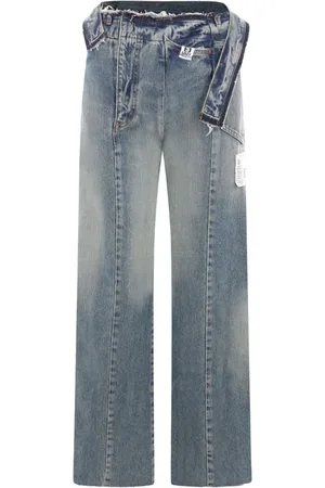 Maison Mihara Yasuhiro Jeans rectos con paneles