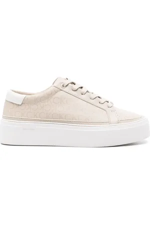 Calvin Klein Tenis con logo estampado