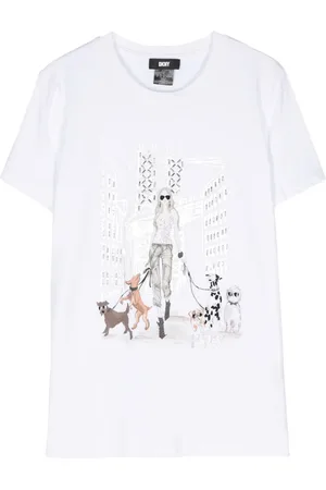 DKNY Playera con estampado gráfico