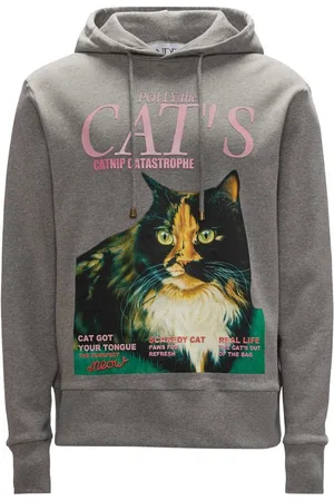 J.W.Anderson Hoodie con estampado Cat