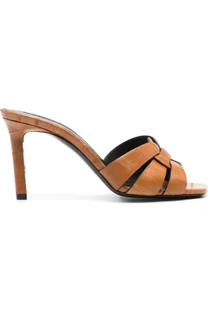 Saint Laurent Sandalias Tribute con tacón 85mm