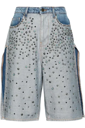 Guess Shorts de mezclilla inversos