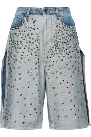 Guess Shorts de mezclilla inversos