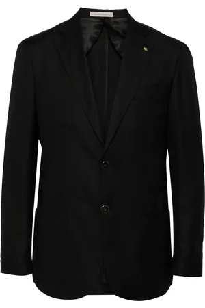 corneliani Blazer con botones y detalle de broche