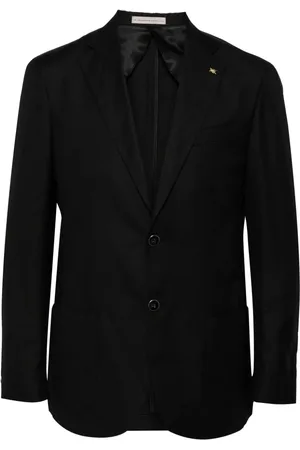 corneliani Blazer con botones y detalle de broche