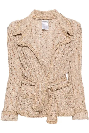 CHANEL Cárdigan con efecto melange 2006