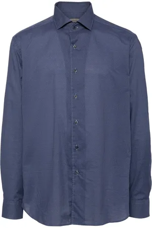 corneliani Camisa con cuello italiano