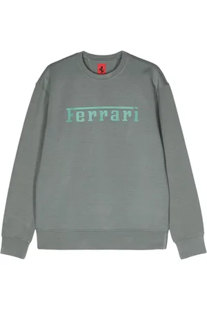FERRARI Sudadera con logo en relieve