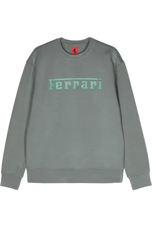 FERRARI Sudadera con logo en relieve