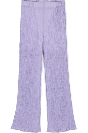 LA STUPENDERIA Pantalones con detalle fruncido