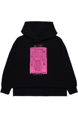 Maison Margiela Hoodie con estampado gráfico