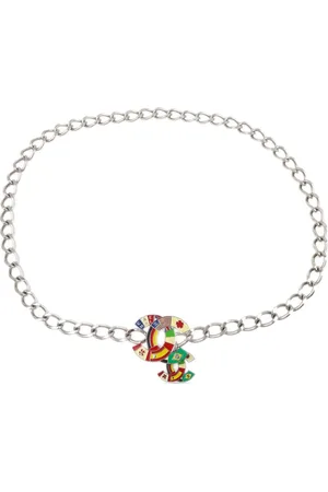 CHANEL Cinturón de cadena con logo CC 2003