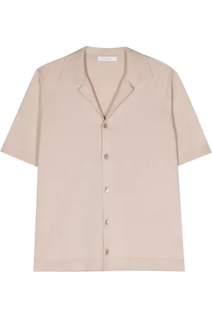 Cruciani Camisa de tejido fino manga corta