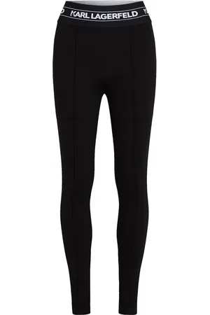 Karl Lagerfeld Leggins con franja del logo