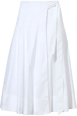 Proenza Schouler Falda midi con diseño cruzado
