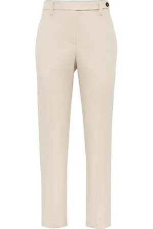 Brunello Cucinelli Pantalones de vestir ajustados