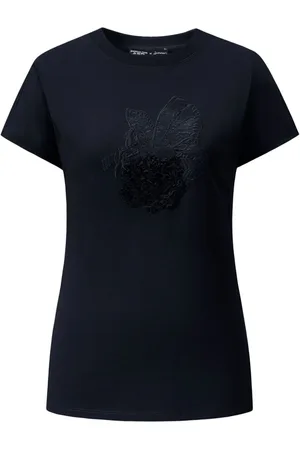 SHANGHAI TANG Playera con aplique de volantes de x Jacky Tsai