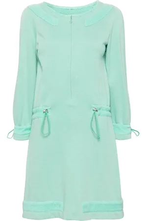 CHANEL Vestido corto con cordones 2000