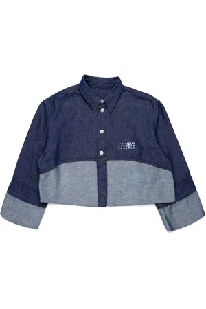 Maison Margiela Camisa corta con logo estampado