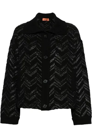 Missoni Cárdigan con tejido en zigzag