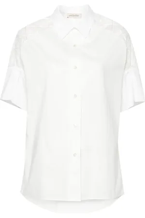 GENTRYPORTOFINO Camisa con panel transparente