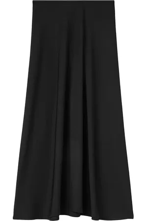 Jil Sander Falda midi con diseño acampanado
