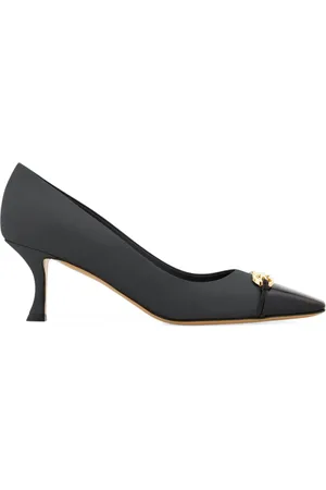 Salvatore Ferragamo Zapatillas con placa Gancini y tacón de 60mm