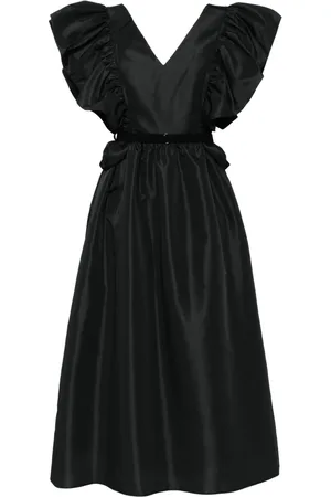 Saiid Kobeisy Vestido midi con volantes