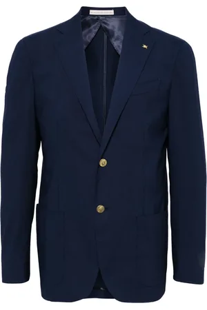 corneliani Blazer con botones y detalle de broche