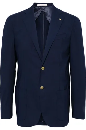 corneliani Blazer con botones y detalle de broche