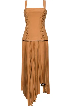 Acler Vestido con detalle de agujetas