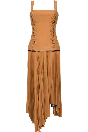Acler Vestido con detalle de agujetas