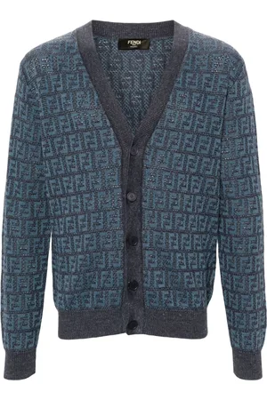 Fendi Cárdigan tejido con logo FF en jacquard