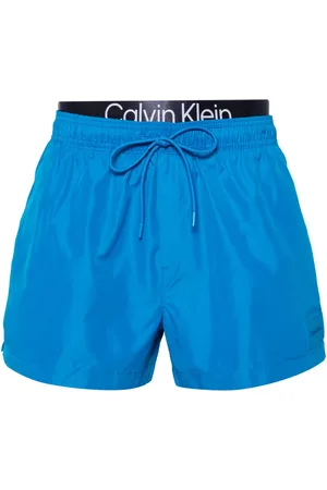 Calvin Klein Shorts de playa con logo en la pretina