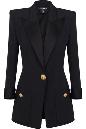 Balmain Blazer con solapas de pico