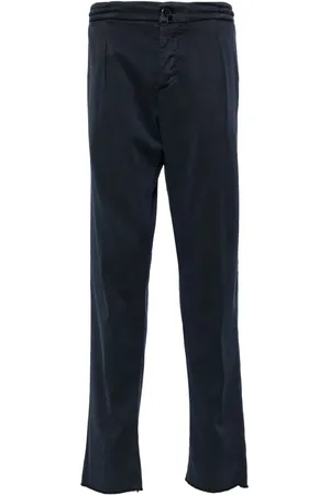 Kiton Pantalones tapered con pinzas