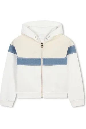 Chloé Hoodie con diseño color block y cierre