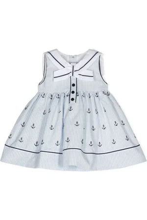 PATACHOU Vestido acampanado con motivo de rayas