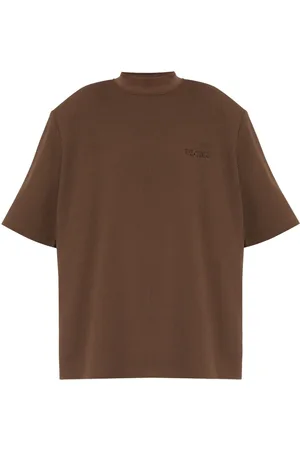 The Attico Playera oversize de tejido gofrado