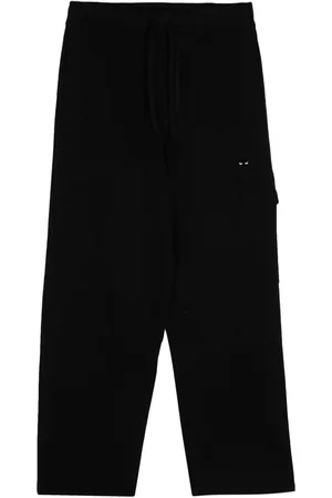 SONGZIO Pants con aplique de pantera